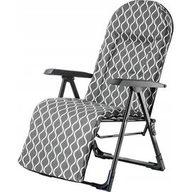 Kadax Gartensessel 59 x 59 x 108 cm grau
