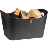 ADURO Holzkorb Baseline Kunststoff 53 x 41 x 33 cm Schwarz