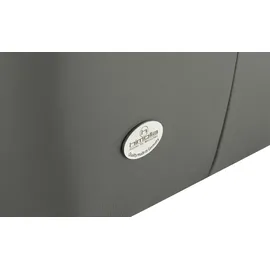 HIMOLLA Sessel 7706 Leder 101 x 112 x 101 cm Grau elektrisch