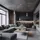 GLOBO Pendelleuchte 3-flg. 200 cm rund Metall Textil kupfer