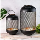 Marrakesch Orient & Mediterran Interior 2er Set Gartenlaterne Garten Windlicht Deko Asbirg
