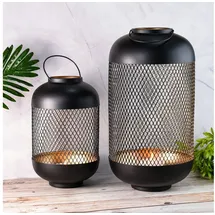 Marrakesch Orient & Mediterran Interior 2er Set Gartenlaterne Garten Windlicht Deko Asbirg