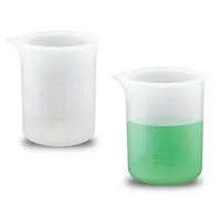 VGECEE 2 Stück Waschmittel Dosierhilfe 150ML Silikon Waschpulver Dosierer Waschmittel Messbecher für Waschmaschine Dosierwaschkugel Silikon Dosierkugel Flüssigwaschmittel Waschkugel Pulver für Küche