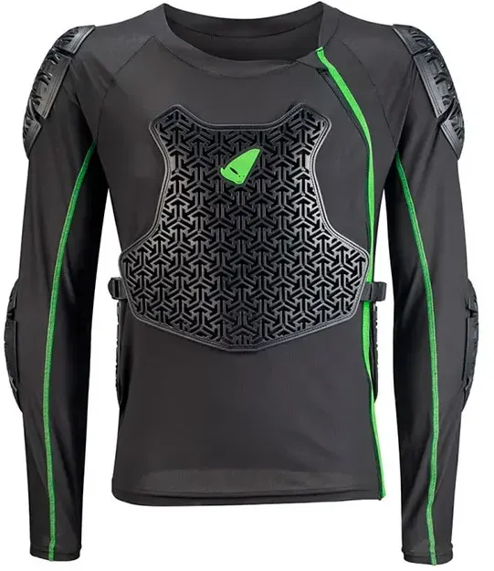 Ufo Corsair Langarm-schutz-t-shirt - Black - L-XL