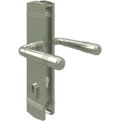 MS Beschläge Sicherheitsbeschlag Schutzbeschlag Nickel matt Türbeschlag Drücker/Drücker 8/72