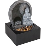 GLOBO LIGHTING Zimmerbrunnen LED Tischbrunnen Wohnzimmer Zierbrunnen Dekoleuchte Asia - 2 Jahre Gewährleistung - mind. 14 Tage Rückgaberecht