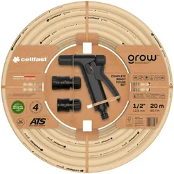 Cellfast - Bewässerungsset GROW mit 12,5mm Durchmesser und einer Länge von 20 Metern