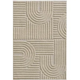 KADIMA DESIGN Teppich Beige, 140x200 cm, – Böden, Teppiche, Hochflorteppiche & Shaggys