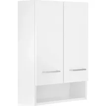 WELLTIME Hängeschrank "Ribera", weiß (weiß, weiß), B:50cm H:71cm T:20cm, MDF, Schränke, Hängeschrank
