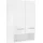 WELLTIME Hängeschrank "Ribera", weiß (weiß, weiß), B:50cm H:71cm T:20cm, MDF, Schränke, Hängeschrank