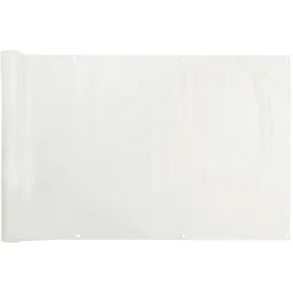 vidaXL Balkon-Sichtschutz 400 x 120 cm Weiß PVC