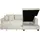 trends by hg Eckcouch Polyester mit Bettfunktion 3-Sitzer Beige