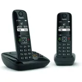 Gigaset AS690AR - Duo DECT - Zwart - Met Antwoordapparaat, Telefon, Schwarz