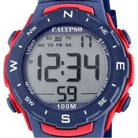 Calypso K5801/4 35mm Kunststoffgehäuse dunkelblau Silikonarmband Blau onesize