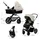 Kinderkraft Kombi-Kinderwagen MOOV 2 3in1 Moonlight Grey Eva Wheels - Grau