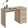 vogl möbelfabrik Schreibtisch VOGL MÖBELFABRIK "Tobi, wahlweise mit 3 Schubkästen oder 1 Schubkasten/1 Tür", braun (buchefarben), B:115cm H:73cm T:56cm, Tische, Schreibtisch, optional mit Tastaturauszug, Breite 115 cm