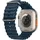 Apple Watch Ultra 2 GPS + Cellular 49 mm Titangehäuse natur, Ocean Armband blau One Size