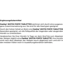 Canina Biotin Forte Tabletten 200 g