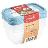KEEEPER Mia Magic Ice 5-teiliges Set blau 15,5 x 10,5 x 6 cm 0,5 l