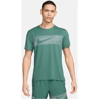 Nike Miler Flash Dri-FIT UV Kurzarm-Laufoberteil für Herren T-Shirt, Bicoastal/Reflective Silv, M