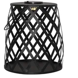 StarTrading LED Solar Laterne zum Hängen o. Stellen H: 28cm Sensor Terasse Garten