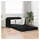 vidaXL Schlafsofa 110cm Schwarz Stoff