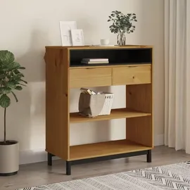 vidaXL Bartisch FLAM 92 x 45 x 110 cm Braun