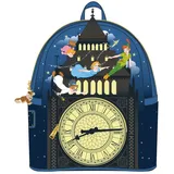 Loungefly Disney Peter Pan Glow Clock Womens Double Strap Shoulder Bag Purse
