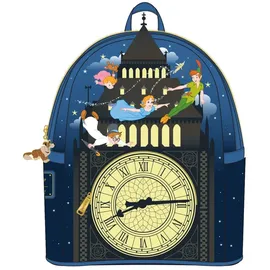 Loungefly Disney Peter Pan Glow Clock Womens Double Strap Shoulder Bag Purse