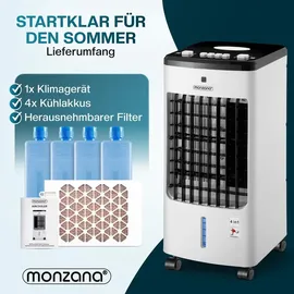 monzana Luftkühler 4in1 60W 330m3/h mobil