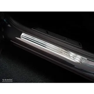 Avisa Edelstahl Einstiegsleisten kompatibel mit Volkswagen Touareg III 2018- Inkl. Facelift - 'Special Edition' - 4-teilig