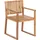 Beliani Sassari II Gartenstuhl 54 x 80 x 54 cm hellbraun 2 St.