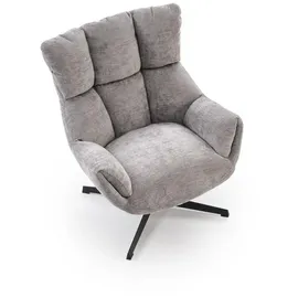 lookway Drehsessel COZY Textil 72 x 87 x 79 cm Grau