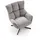lookway Drehsessel COZY Textil 72 x 87 x 79 cm Grau
