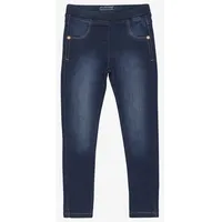 MINYMO - Jeggings POWER STRETCH Slim Fit dark blue denim Gr.116