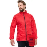 Mac in a Sac Herren Origin II - Waterproof Packable Jacket Regenjacke, Red, XS