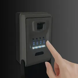ideoon Schlüsseltresor mit beleuchtetem 4-stelligem Zahlencode / keine Schlossart / keine Sicherheitsstufe