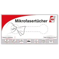 IWH Mikrofasertücher in Box Microfasertuch 20 St. (L x