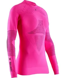 X-Bionic Energizer 4.0 Langarm-baselayer - Neon Flamingo / Anthracite - L
