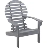 vidaXL Adirondack-Stuhl Gartensessel 69 x 96 x 89 cm grau