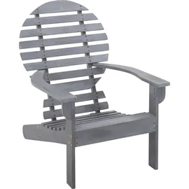 vidaXL Adirondack-Stuhl Gartensessel 69 x 96 x 89 cm grau