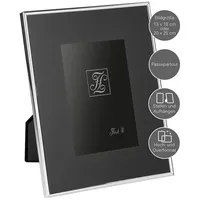 Fink Bilderrahmen Sora in Schwarz/Silber - 13 x 18
