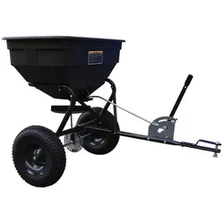TEXAS Anhänger Streuwagen, schwarz, für Texas Rasentraktor