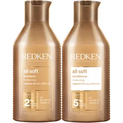 Redken All Soft Set (Shampoo 300ml + Conditioner 300ml)