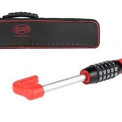 HEYNER Pedal-Lenkradschloss Universal Rot/schwarz  850200