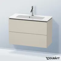 Duravit L-Cube Waschtischunterschrank, 2 Auszüge, LC625709191,
