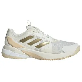 adidas Damen Handballschuhe Crazyflight 6, OWHITE/GOLDMT/CRYSAN, 41 1⁄3