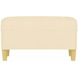 vidaXL Sitzbank Creme 70x35x41 cm Stoff