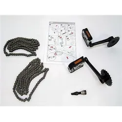 BERG Gokart Ersatzteil GranTour - Kurbel 140, 22T + Kette (2x) 15.53.01.00
