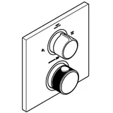 Grohe Allure Thermostat-Brausebatterie mit 2-Wege-Umstellung chrom